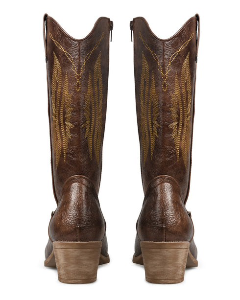 Bota Vaquera Café Brillosa 8003